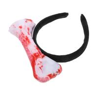 Zerodeko Fabric Faux Bone Headband for Halloween Parties Weddings Masquerades Unique Costume Accessory Comfortable Soft Material Durable Reusable Design Eye Catching Fun for Adults