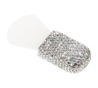 Zerodeko Face Mask Applicator Silicone Sleek Ergonomic Brush Design Travel-friendly Mud Mask Tool Precise Applicator Rhinestone Handle Women Skincare Tool