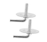 Zerodeko Fan Pedestal Bolt Set 2pcs Small Metal Screws L-shaped Locking Nut Diy Hardware for Electric Floor Fan Base