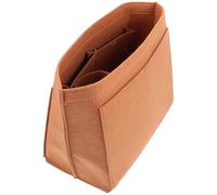 Zerodeko Felt Tote Bag Organizer Insert Lightweight Purse Liner for Women Medium Camel Color Neat Cosmetic Storage and Handbag Shape Protection