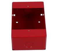 Zerodeko Fire Alarm Break Glass Exit Button Box Red Manual Emergency Release Switch Case Fire Call Point Bottom Case for Domestic Safety Systems
