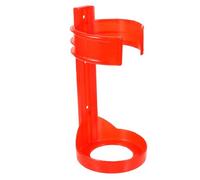 Zerodeko Fire Extinguisher Holder Wall Mount Bracket Red Portable Hook for Truck Kitchen Domestic Use