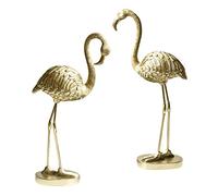 Zerodeko Flamingo Ornament Resin Home Decoration Living Room Decor Flamingo Garden Ornament
