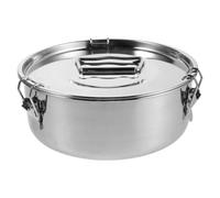 Zerodeko Flan Mold Pan for Baking with Lid: 50.7oz, Stainless Steel Flan Pan & Steamer, Anti Scale Handle, Flanera Maker for Making Cupcakes Pudding Cheesecake & Steaming Cooking
