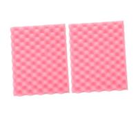 Zerodeko Fondant Flower Drying Pad 2pcs Curved Sponge Mats for Shaping and Drying Gum Paste and Fondant Flowers, Flexible Non-Stick Cake Decorating Tools for DIY Baking Random Color