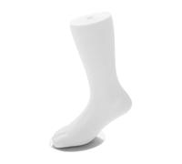 Zerodeko Footwear Simulation Foot Model Fake Feet Mannequin Boys and Girls Sock Display Mold White Plimsolls Boys and Girls