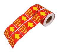 Zerodeko Fragile Warning Stickers for Shipping and Packaging, Self-Adhesive Paper Labels, Easy to Apply and Leave No Residue, 2 Rolls with 300 Stickers Per Roll, for Glass and Moving Boxes