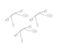 Zerodeko Frameless Eyeglasses Polished Finish Stainless Steel 3pcs Silver Nose Pads Lightweight and Nose Bridge Replacement Parts for Rimless Glasses for Home and Office Use for Home
