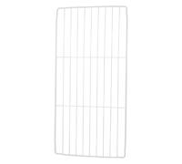 Zerodeko Freezer Wire Mesh Divider Shelf 17×35cm White Refrigerator Compartment Organizer Multi-layer Fridge Partition Rack for Kitchen Storage