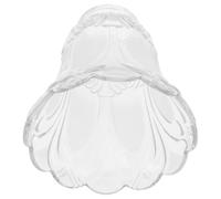 Zerodeko Frosted Glass Lampshade E27 Ceiling Light Cover Replacement, European Style Hanging Lamp Shade for Dining Room and Wall Lights, Compatible with Pendant and Ceiling Fan Fixtures