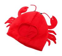 Zerodeko Funny Cap with Plush Lobster Hat Snug Headband and Fit Easy Maintenance, Red for Social Media Photo Prop Sessions and Ocean Themed Events