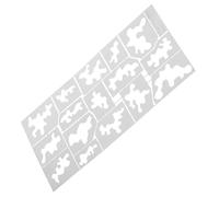 Zerodeko German Armor Camouflage Painting Stencil Template, Stainless Steel Reusable Spray Paint Stencils for DIY Camo Art, Scrapbooking, Model Painting, and Journaling Craft Tools