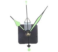 Zerodeko Glow in the Dark Wall Clock Movement DIY Silent Mute Clock Mechanism with Luminous Hands for Bedroom Repair Replacement