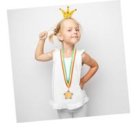 Zerodeko Gold Zinc Alloy Medal with Lanyard for Sports Competitions Lightweight Award for Boys and Encouraging Participation in Outdoor Games and Races