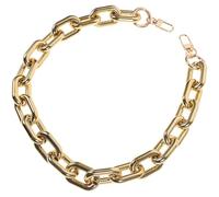 Zerodeko Golden Acrylic DIY Shoulder Bag Chain Strap Rust Proof and Easy to Install Replacement for Handbag with Classic Colours, for Purse Making and Custom Bag Designs