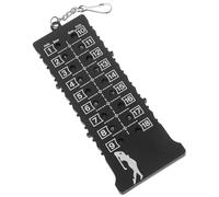 Zerodeko Golfer with 18 Separate Scoring Wheels Keychain Design Lightweight Plastic and Metal Construction Score Counter Accurate Stroke Counter for 18 Holes for Golf Course Practice