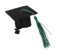 Zerodeko Graduation Cap Hairpin Set Mini Doctoral Hat Clips Hair Accessories for Women Perfect for Graduation Party
