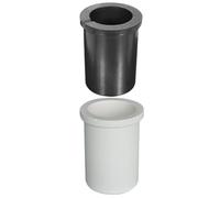 Zerodeko Graphite Ingot Mold and Crucible for Silver and Copper Casting with Wear Resistance and Impact Resistance, for Teaching and Test Analysis