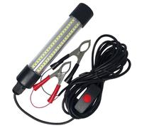 Zerodeko Green LED Fishing Light Submersible Underwater Lure Lamp for Bass Squid Night Deep Drop Fishing Bait Attracting Lamp Portable Design