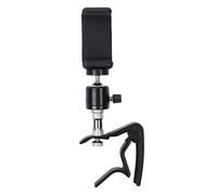 Zerodeko Guitar Accessories Capo Phone Mount Music Notation Cell Phone Holder Metal Music Clamp for Musicians Ukulele Practice Supply for String Instruments Guitar Adapter Mount