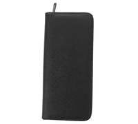 Zerodeko Hairdressing Kit Bag with 2pcs Scissors Pouch Black Single Zipper Hair Stylist Tool Organizer for Barbers and Hairdressers Salon Storage