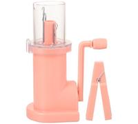 Zerodeko Hand Operated Knitting Machine Pink DIY Craft Tool for Beginners