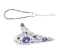 Zerodeko Hand Painted Ceramic Ocarina Instrument for Beginners Practice Wind Ocarina Music Toys for Boy Girl