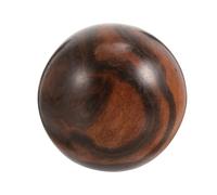 Zerodeko Handheld Massage Balls for Leisure Time and Computer Users Made from Chicken Wing and Black Grain Wood Wooden 2pcs with Polished Surface for Acupressure and Stress Relief