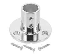 Zerodeko Handrail Base Marine Deck Hardware Boat Stainless Steel 90 Degree round Flange for 22mm Tube, with Enhanced Stability for Outdoor Rail Installations