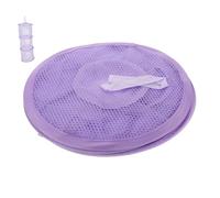 Zerodeko Hanging Mesh Toy Storage Organizer Compartments Portable Storage Basket for Boy Girl Room Hanging Net for Toys Clothes and More