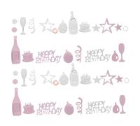 Zerodeko Happy Birthday Confetti Table Scatter Pack Lightweight Decorative Confetti for Birthday Party Decorations Nonabrasive Table Centerpieces Easy Cleanup Festive Celebration Accessory