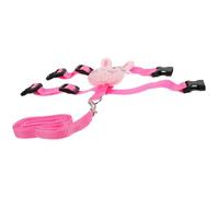 Zerodeko Harness Practical for Leash Adjustable Small Set Pet Rabbit, Polyester Material with Reduced Pulling Pressure Guinea Pig Walking Suitable for Running and Outdoor