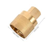 Zerodeko Heavy-duty Forklift Propane Tank Connector Female with Gasket Quick Connect Adapter Compatible with Rego Ref Metal Construction for Reliable Leak Prevention and Long-term