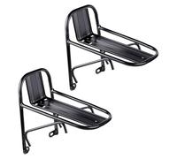 Zerodeko Heavy Duty Front Metal Bike Rack 5kg Load Capacity 2pcs with Front Fork Mount Design, Quick Installation Process for Mountain and Road Bikes for Mountain Touring and Picnic