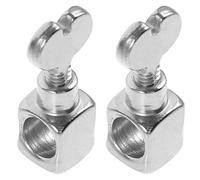 Zerodeko Heavy Duty Needle Clamps 2Pcs for Sewing Machines, Metal Needle Clips for Home Sewing, Reliable Spare Parts for Domestic Use