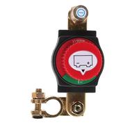 Zerodeko Heavy Duty Power Switch Removable Red Knob Adjustable Angle Battery Turn off Switch Truck and Car Negative Terminal Brass and Plastic