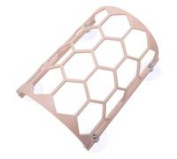 Zerodeko Hexagonal Snake Climbing Shelf, Suction Cup Wall Shelf, Beige | Reptile & Lizard Rest Shelf, Snake Habitat Terrarium Platform for Corn Snake & Gecko, Provides Activity Space
