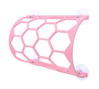 Zerodeko Hexagonal Snake Climbing Shelf, Suction Cup Wall Shelf, Pink | Reptile & Lizard Rest Shelf, Snake Habitat Terrarium Platform for Corn Snake & Gecko, Provides Activity Space