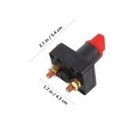 Zerodeko High Post Battery Disconnect Switch Cutoff for Car Rv Truck Leakage Dual Voltage Isolation Quick Disconnect Safety Control
