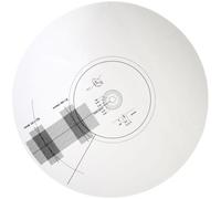 Zerodeko High Precision Angle Adjustment Acrylic Turntable Alignment Protractor Mat Needle and Cylinder Calibration, Anti- Vinyl Record Pickup Plate for for Vinyl Housewarming