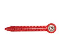 Zerodeko Hole Ruler Round Marking Gauge Circular High Precision Versatile Aluminum Alloy Simple Design for Woodworking Engineering Decoration 5.74x1.10x0.33in