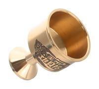 Zerodeko Holy Embossed Brass Wine Goblet for Religious Worship and Parties
