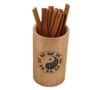 Zerodeko I Ching Divination Stick with Vintage Bamboo Bucket Lightweight Portable Chinese Feng Shui Fortune Telling Tool Accurate Predictions for Cultural Learning and Traditional Wisdom