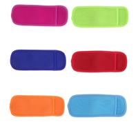 Zerodeko Ice Pop Covers Frost Protectors Insulated 6pcs Neoprene Ice Stick Holders to Keep Fingers Warm Portable for Sticks and Candy Bars for Backyard Barbecues and Parties
