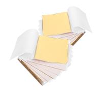 Zerodeko Imitation Sheets Easy to Apply and Sturdy Material 200pcs for Arts and Crafts , Anodized Aluminum Foil Paper for Painting , Gilding and Decorative Projects