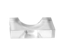 Zerodeko Indoor Billiard Marker Ball Position Marker Acrylic Ball Locator Accuracy Enhance Strategy White 3.14x1.57x0.47in for Pool Practice Sessions