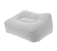 Zerodeko Inflatable Footrest Under Desk with PVC Flocking Fabric, Comfortable Travel Foot Rest Pillow for Office and Outdoor Use, Easy Carry Inflatable Foot Stool for Airplane
