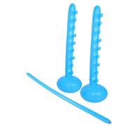 Zerodeko Inflatable Jumping Stick for Blue Interactive Limbo Game for Outdoor Indoor Use Coordination and Balance Active Playtime Fitness for Backyard Parties and Family Fun