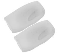 Zerodeko Invisible Silicone Heel Lift Insoles Height Increasing Shoe Pads Lightweight and Breathable for Boots and Sneakers White One Size Fits
