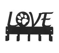 Zerodeko Iron Wall Decor Sign with Love Letters for Office and Christmas, Versatile Metal Wall Decoration with Fine Workmanship in Stylish Black for Farmhouse and Home Décor